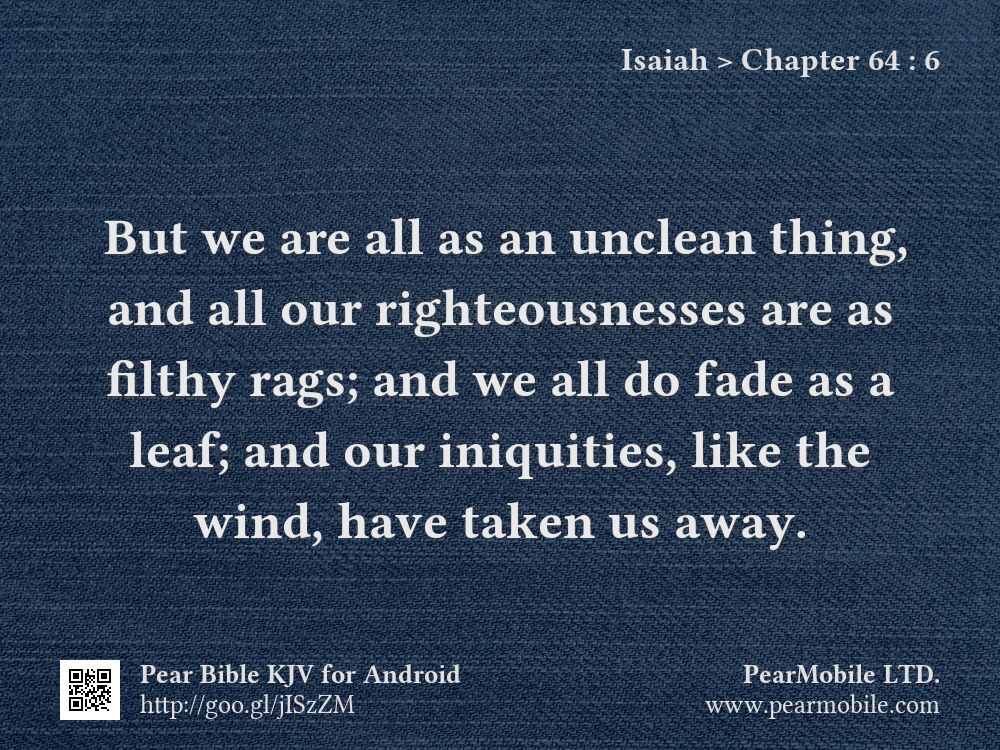 Isaiah, Chapter 64:6